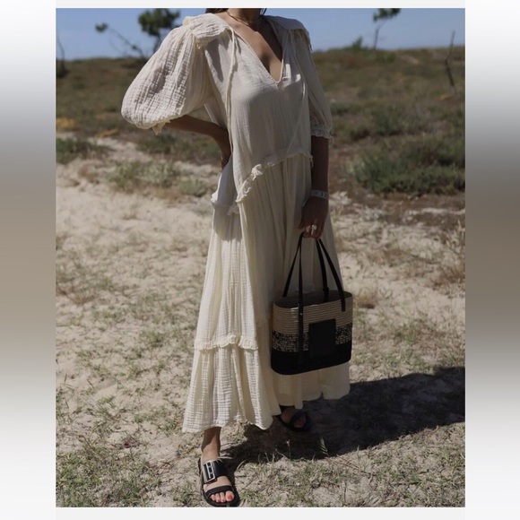 Zara Tiered Midi Dress - Picture 4 of 5